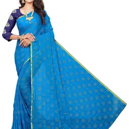 REDFISH Printed Bandhani Chiffon Saree-picture-35