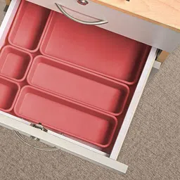 Kuber Industries Pink Set of 6 Regular Makeup Organiser Organisers image 5