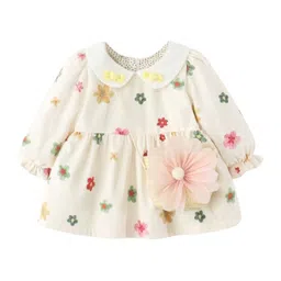 StyleCast x Revolte Embroidered Peter Pan Collar A-Line Midi Dress-picture-45