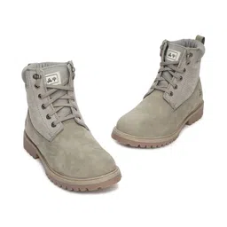 Woodland Men Blocked-Heeled Boots-picture-24