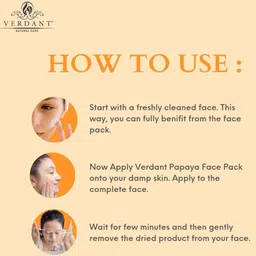 Verdant Natural Care Papaya Multi-Vitamin Face Scrub with Licorice Extract - 100ml image 4