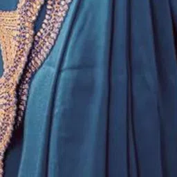 ODETTE Ethnic Motifs Embellished Sequinned Saree image 2