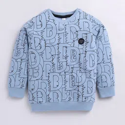 Ginie Boys Graphic Printed Round Neck Sweatshirt image 1