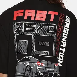 MORSE CODE Women Graphic Printed Round Neck Cotton Oversized T-shirt image 4