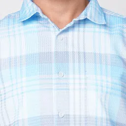 Mast & Harbour Men Relaxed Checked Casual Shirt image 5