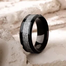 Yellow Chimes Men Stainless Steel Band Ring-image-27