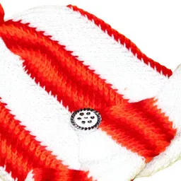 ketkar Unisex Kids Colourblocked Woollen Beanie image 4