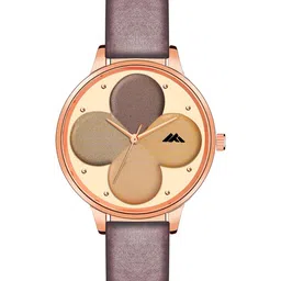 VIRAKTI Women Leather Bracelet Style Straps Analogue Watch G-34-GREY-V.Y image 4