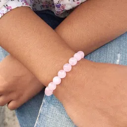 Divine souvenirs Pink Alloy Bracelet image 2