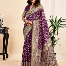 KALINI Woven Design ZariBanarasi Saree-picture-36