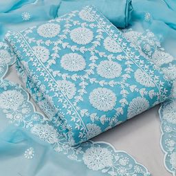 Rangtulika Ethnics Embroidered Unstitched Dress Material-picture-45