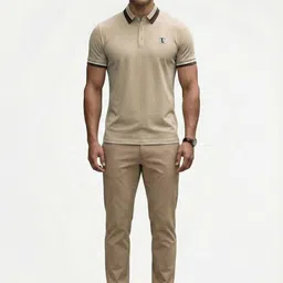 R.Code by The Roadster Life Co. Men Brand Logo Polo Collar T-shirt-picture-37