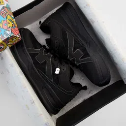 The Souled Store Men Textured PU Sneakers image 3