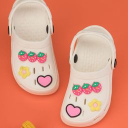 Yellow Bee Girls Self Design Soft & Lightweight Clogs-picture-15