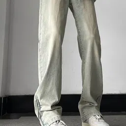 StyleCast Men Straight Fit Mid-Rise Slash Knee Jeans-picture-28