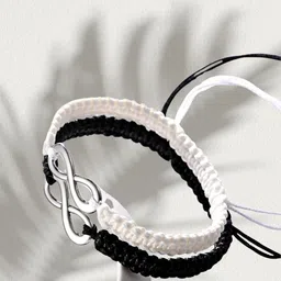 Balaji Supply Unisex Set Of 2 Silver-Plated Wraparound Bracelets image 2