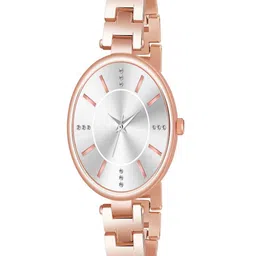 HMTE Women Dial & Bracelet Style Straps Analogue Watch HM-3482 Silver-image-50