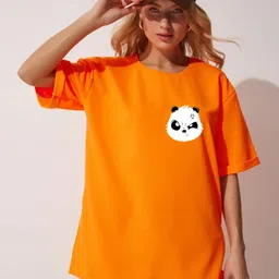RAYACLOSET Women Printed Applique T-shirt-picture-20