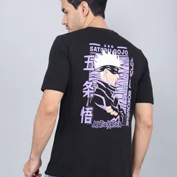 zentik Men Jujutsu Kaisen Graphic Printed Round Neck T-shirt-picture-29