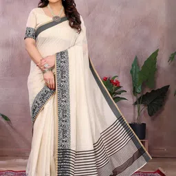 Lookmark Ethnic Motifs Art Silk Designer Banarasi Saree image 1