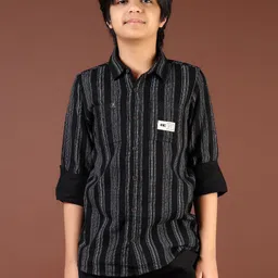 V-Mart Boys Opaque Striped Casual Shirt-picture-39