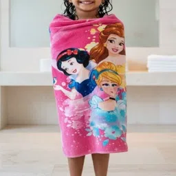 Athom Living Multicoloured & Pink 2 Printed Cotton 350 GSM Bath Towel-picture-30