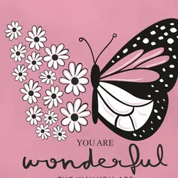 LITWAY Girls Pack of 4 Typography Printed Round Neck Cotton T-shirts image 2