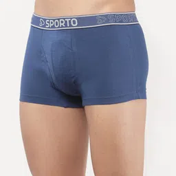 Sporto by Macho Men Pack Of 4 Combed Cotton Short Trunks image 5