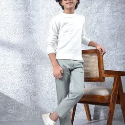 Crimsoune Club Boys Full sleeves Round Neck Pullover Sweaters image 5