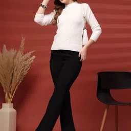 Clora Creation Women Cable Knit Woollen Pullover image 3