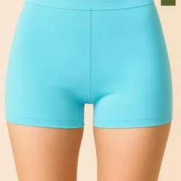HIRRUX Women Pack of 2 Slim Fit Cotton Cycling Sports Shorts-picture-16