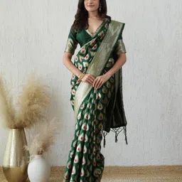 Sangria Woven Design Kanjeevaram Saree image 2