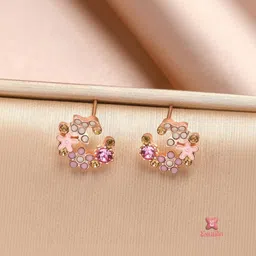 Estailo fashion Floral Studs Earrings-picture-30
