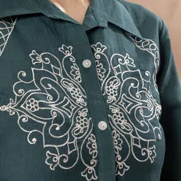 all about you Embroidered Fit & Flare Dress image 5