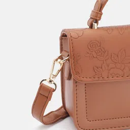 DressBerry Textured Structured Satchel image 5