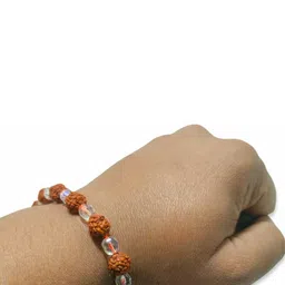 Divine souvenirs Unisex Rudraksh Elasticated Bracelet-picture-17