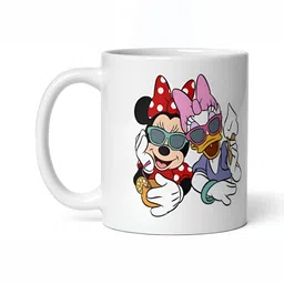 Mr UVD White & Red Cartoon Characters Printed Ceramic Glossy Mug 350 ml-picture-17