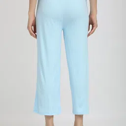 Coppersmith Women Flared Knitted Cropped Palazzos image 4