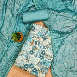 Rangtulika Ethnics Printed Unstitched Dress Material image 1