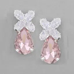 Anouk Silver-Plated Cubic Zirconia Stone Studded Jewellery Set image 4