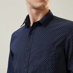 TIM PARIS Men Classic Printed Casual Shirt image 3