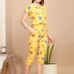 Sweet Dreams Women Printed Night suit image 3