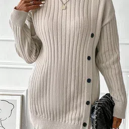 LULU & SKY Women Ribbed Pullover image 2