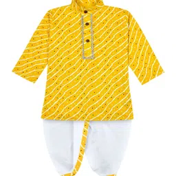 mustmom Boys Striped Kurta with Dhoti Pant-picture-22