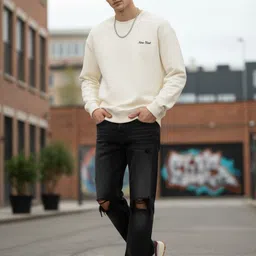 glitchez Embroidered Relaxed Sweatshirt image 2