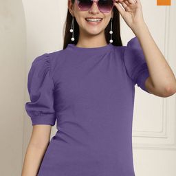 Tromko Women Pack Of 2 Puff Sleeve Peplum Top-picture-16