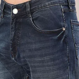 V-Mart Men Regular Fit Mid-Rise Light Fade Stretchable Jeans image 4