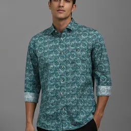 Louis Philippe Sport Men Slim Fit Floral Printed Casual Cotton Shirt-picture-29