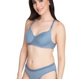 Liigne Pack Of 2 Everyday Padded Bra Pure Cotton Lingerie Set image 4