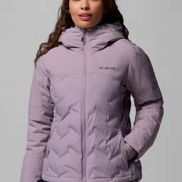 Columbia Women Hooded Solid Lightweight Casual Padded Jacket-picture-32